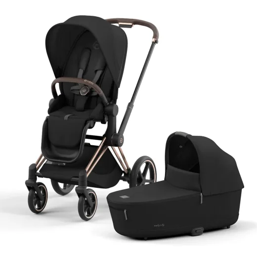 Коляска 2в1 Cybex Priam IV рама Rosegold