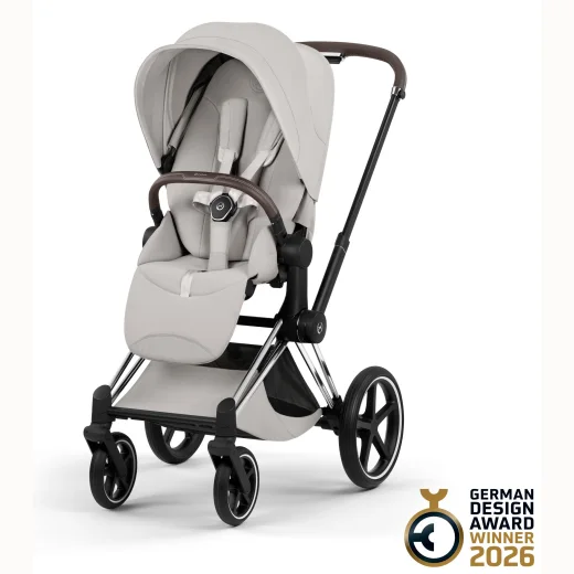 Коляска 2в1 Cybex Priam Style Chrome Brown