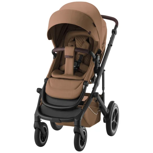 Комплект 3в1 Britax Roemer коляска SMILE 5Z LUX|Warm Caramel + автокресло BABY-SAFE PRO Space Black