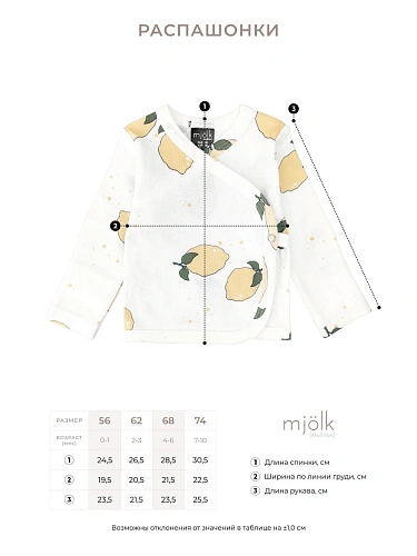 Распашонка mjolk(Ножки)