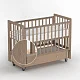 Кроватка Antemi Classic Sleep Premium с маятником и ящиком 120*60