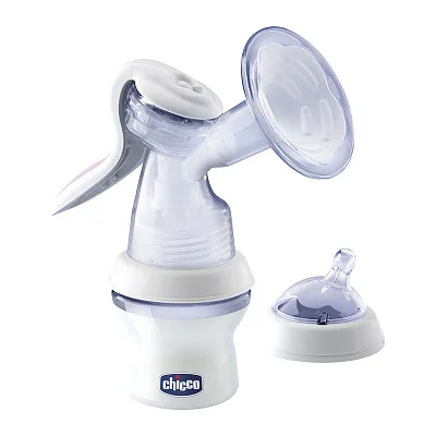 Молокоотсос ручной Chicco Natural Feeling с принадлежностями