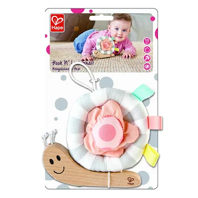 Игрушка Hape подвесная для новорожденных "Улитка Соня"
