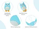 Мочалка-рукавичка Roxy Kids махровая Baby Owl
