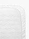 Простыня на резинке Happy Baby 100х70 см white