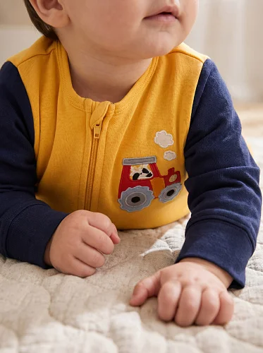 Комбинезон GRIFILS "Трактор" с открытой ножкой