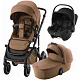 Комплект 3в1 Britax Roemer коляска SMILE 5Z LUX|Warm Caramel + автокресло BABY-SAFE PRO Space Black