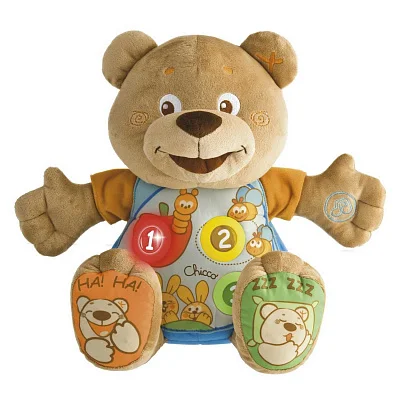 Мишка говорящий Chicco Teddy (русс/ англ)