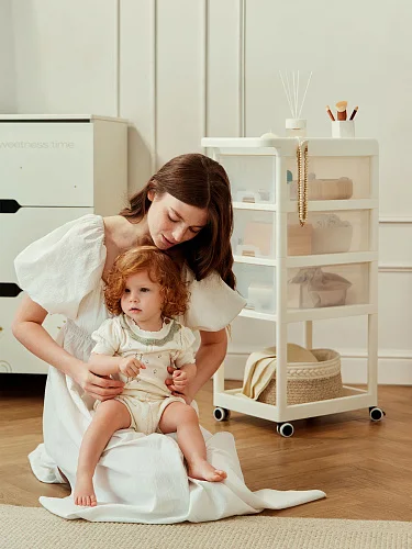 Стеллаж Happy Baby с ящиками Storio