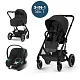 Коляска 3в1 Cybex Balios S Lux BLK 2023