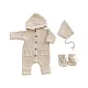 Комплект 3в1 Mimibaby с капюшоном, хлопок