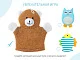 Мочалка-рукавичка Roxy Kids махровая Baby Bear