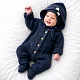 Комплект 3в1 Mimibaby с капюшоном, хлопок
