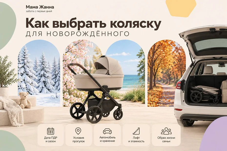 Как выбрать коляску для новорождённого: подробный гид для родителей