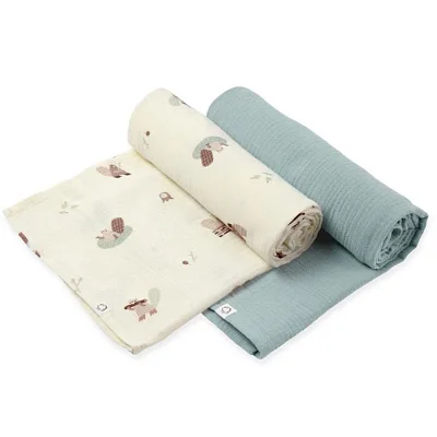 Пеленки муслиновые BUBA Kids 2 шт, 75х115