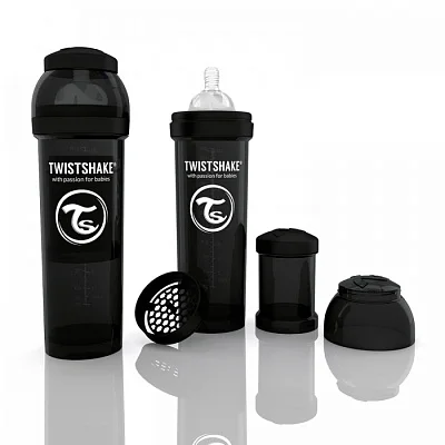 Бутылочка антиколиковая Twistshake для кормления 330 мл.