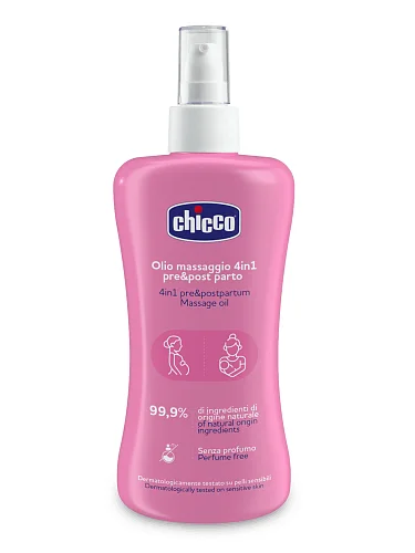 Масло массажное Chicco 4в1 от растяжек