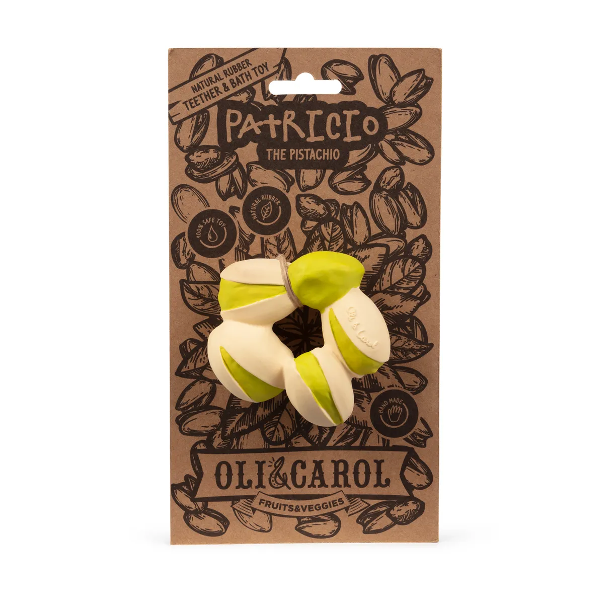 Прорезыватель для зубов Oli&Carol Patricio the Pistachio 5