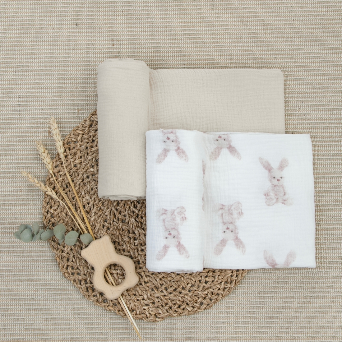 Пеленка Швейная Династия "Муслин", 130х90см, 2шт/уп. 5