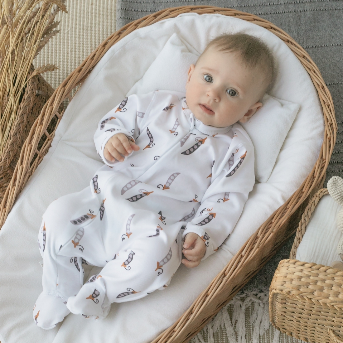 6658314303_optsiteaf7959f8-fb81-11ed-83ea-eedd9df8e454 Комбинезон слип Швейная Династия "Крошки Горошки ", 3 шт/уп 6