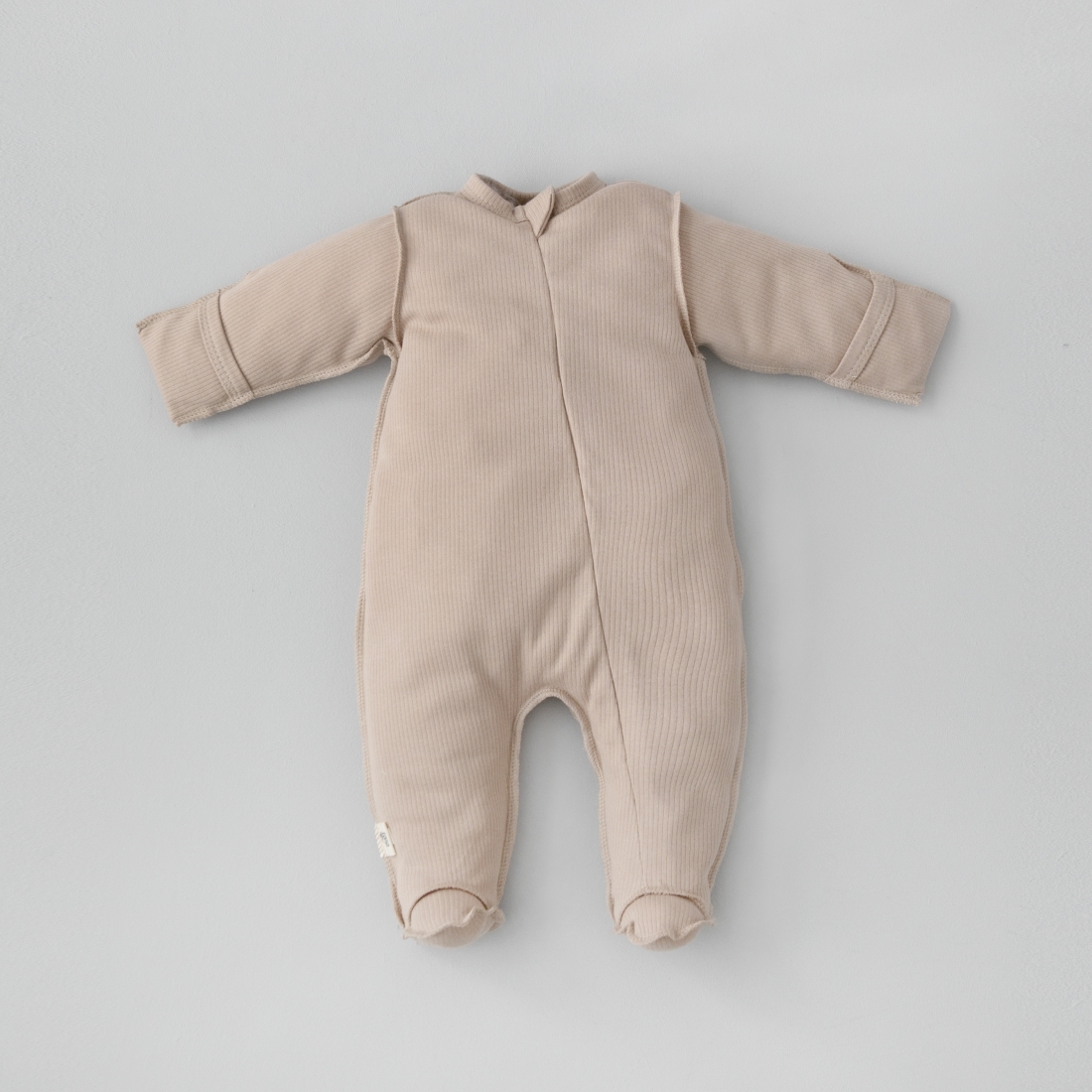 6658314303_optsitef0f00766-7798-11ee-84ac-f700696c0ca8 Комбинезон слип на молнии Швейная Династия "Капучино", 2 шт/уп 4