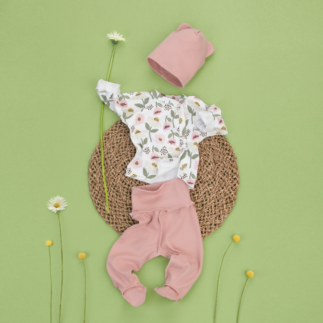 6658314303_optsite5c956587-2a3f-11ef-86e3-d23078edbc56 Комплект 3 предмета Швейная Династия "Любимые ромашки-2" 1