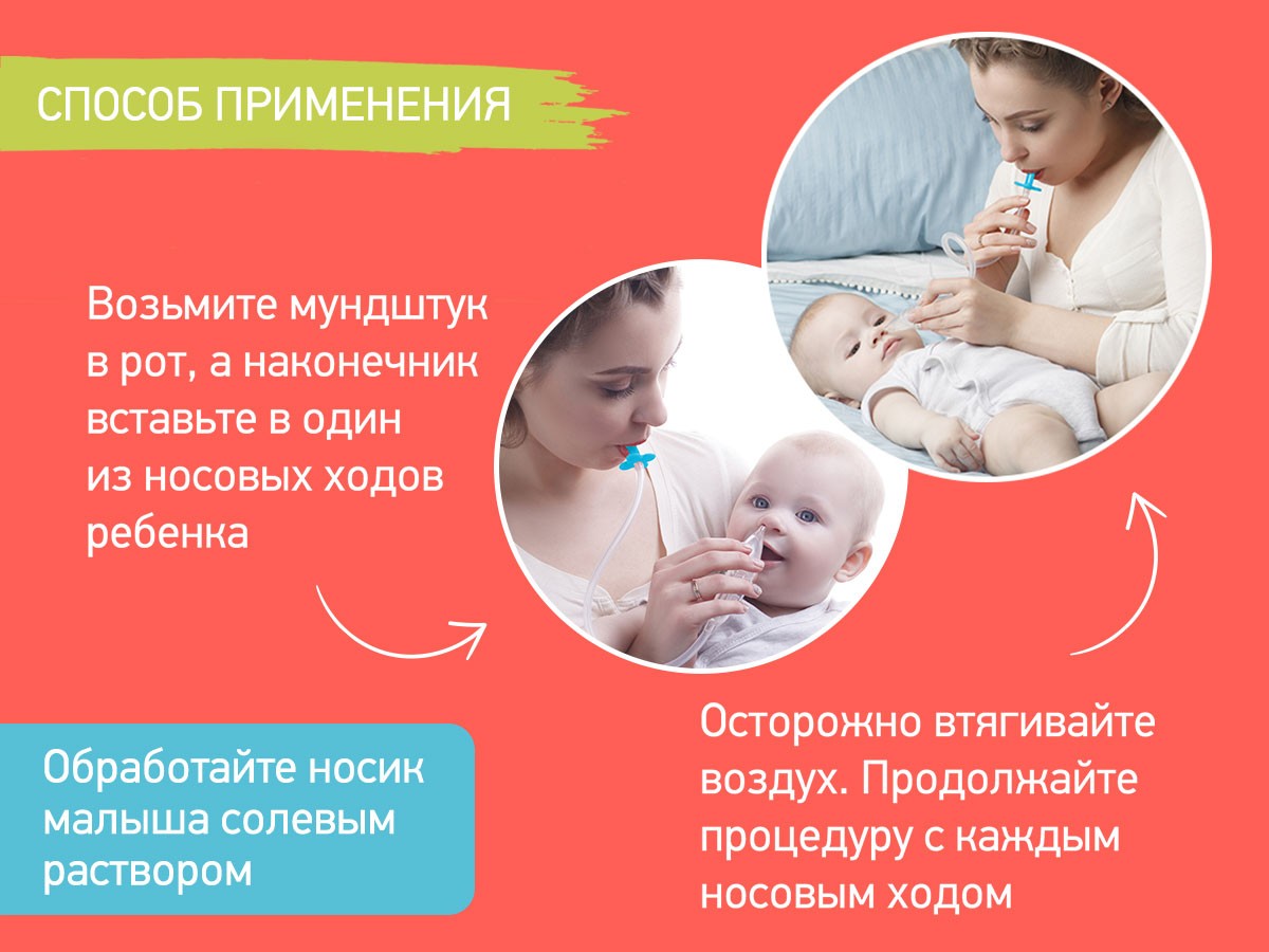 Аспиратор назальный Roxy Kids с мягким наконечником в футляре 7