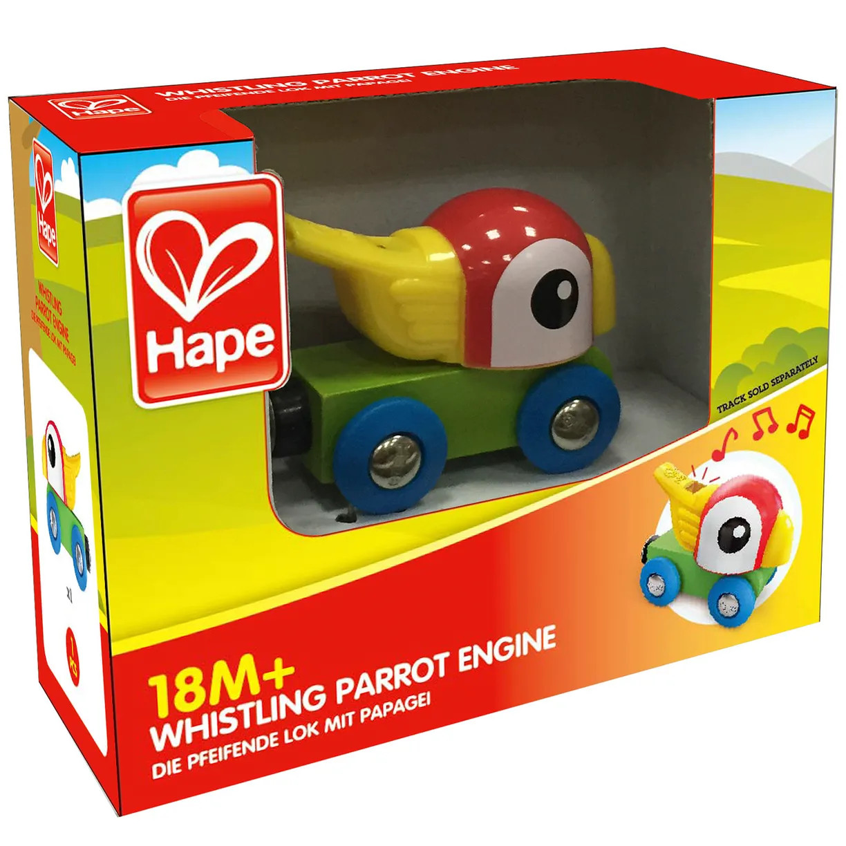 Каталка для малышей Hape "Свистящий попугайчик" 4