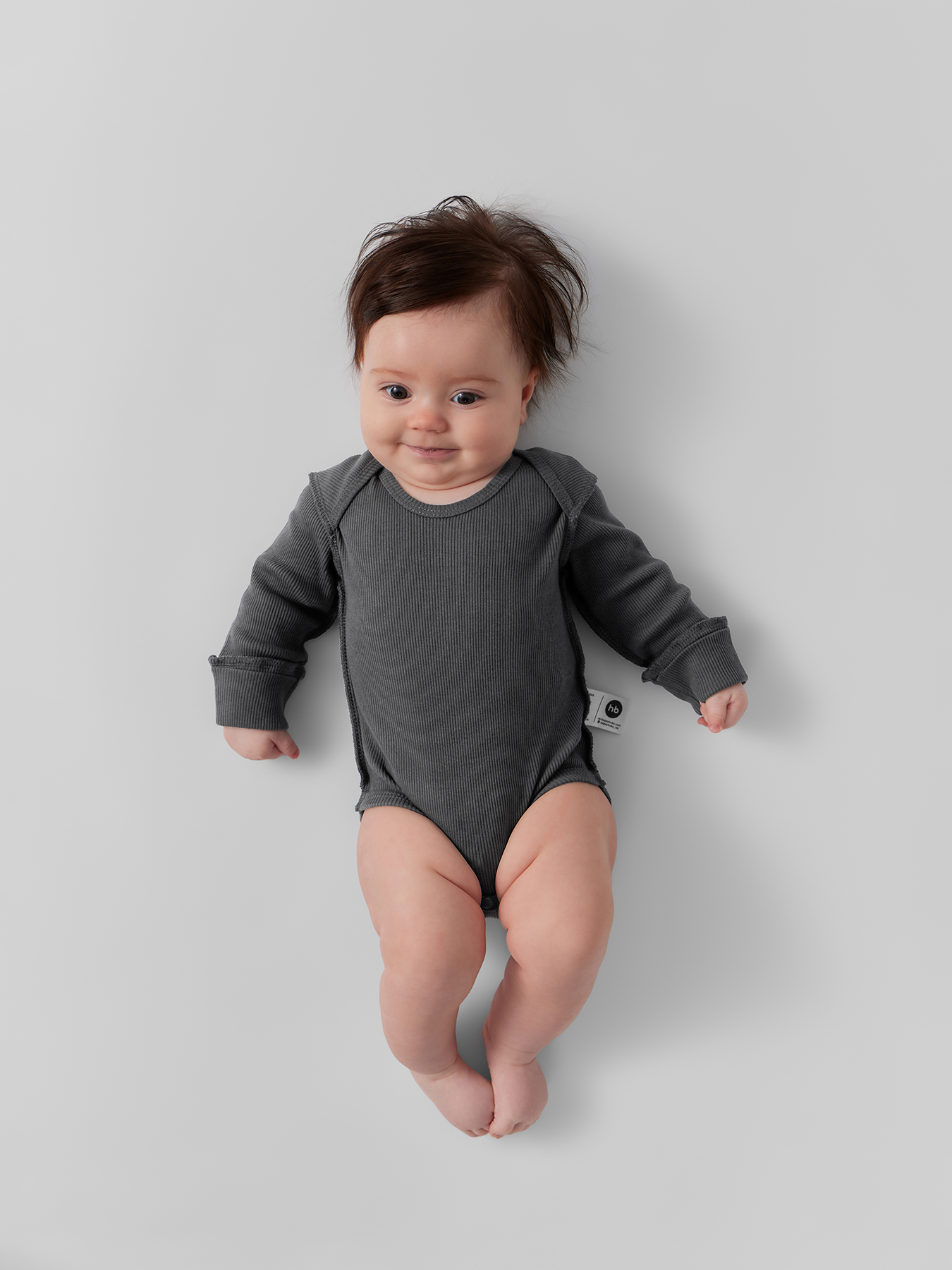 Боди с длинным рукавом детское Happy Baby (набор 3 шт.) leaves 3