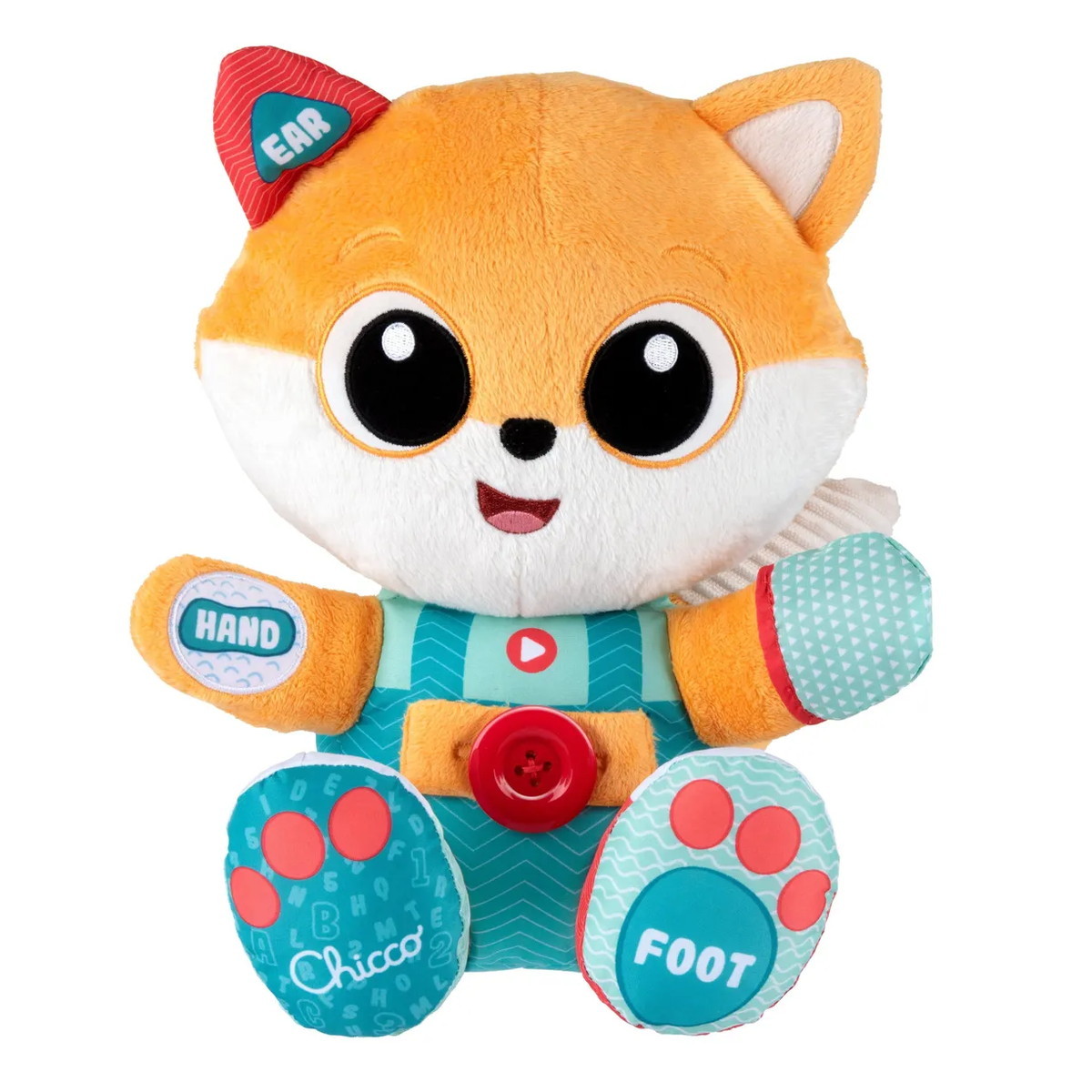 qm3rc90f1hhr37g2ryh4trt85yxv7syx Игрушка мягкая Chicco "Говорящая лисичка" 1
