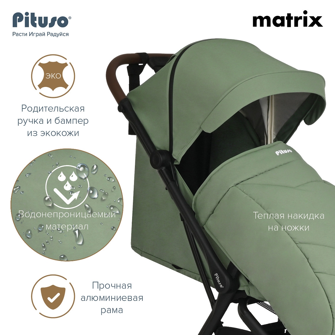Коляска прогулочная Pituso Matrix 18
