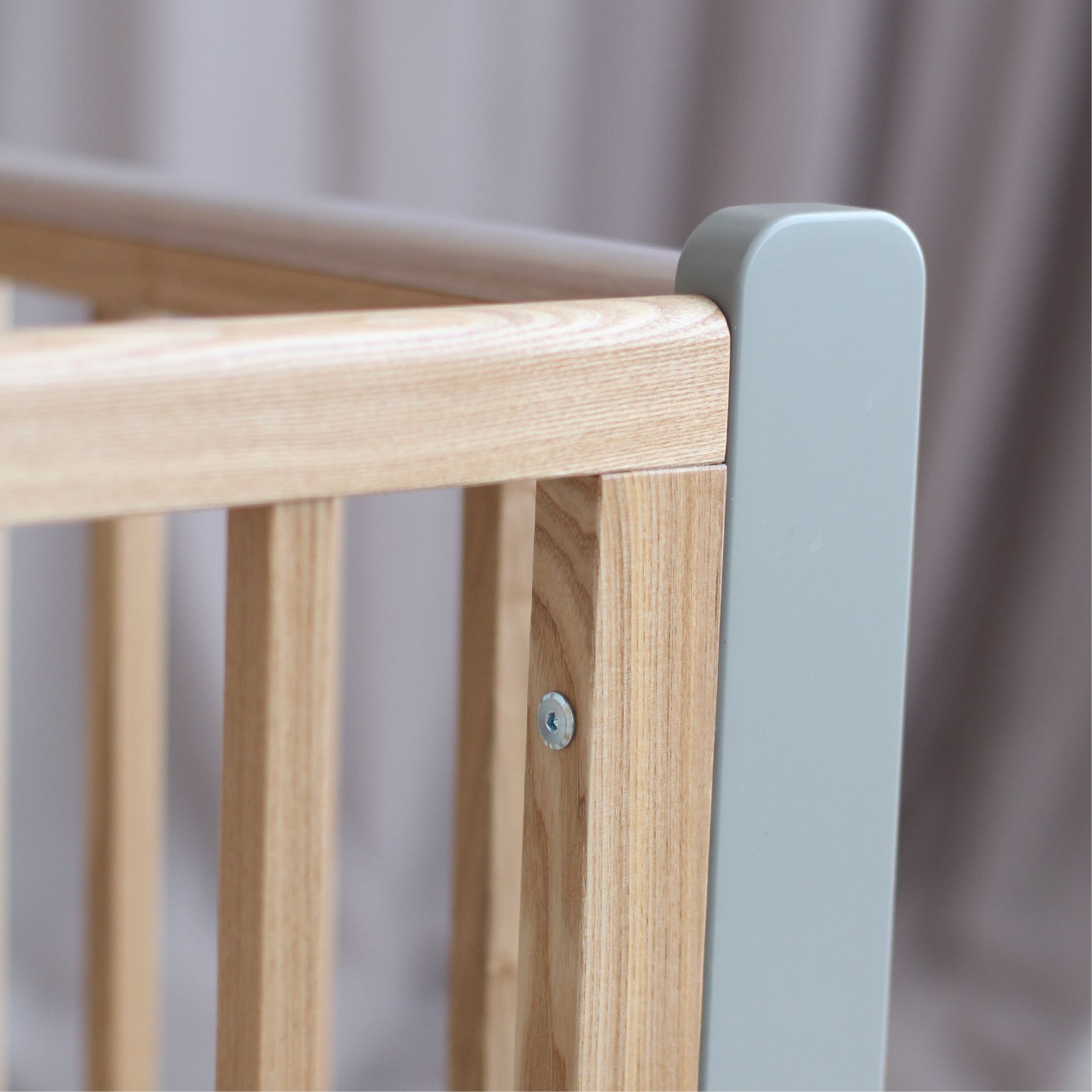 Серая-кровать_сайт-03-1 Детская кроватка "Фабрика Облаков" Onlybaby Scandi серая 3