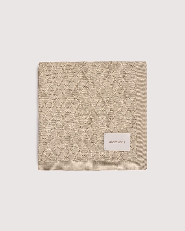 Плед детский Loomknits (80х120 см) Бежевый 1