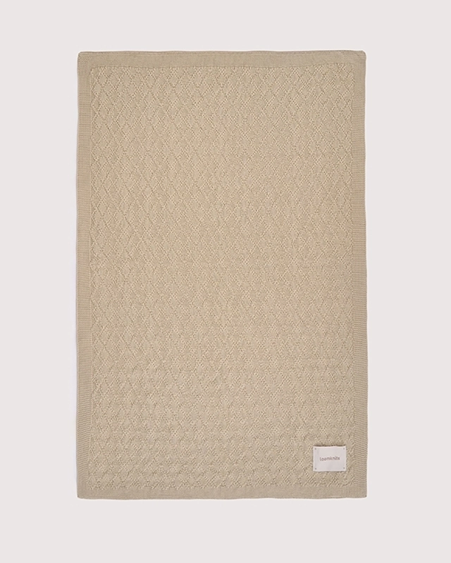Плед детский Loomknits (80х120 см) Бежевый 2