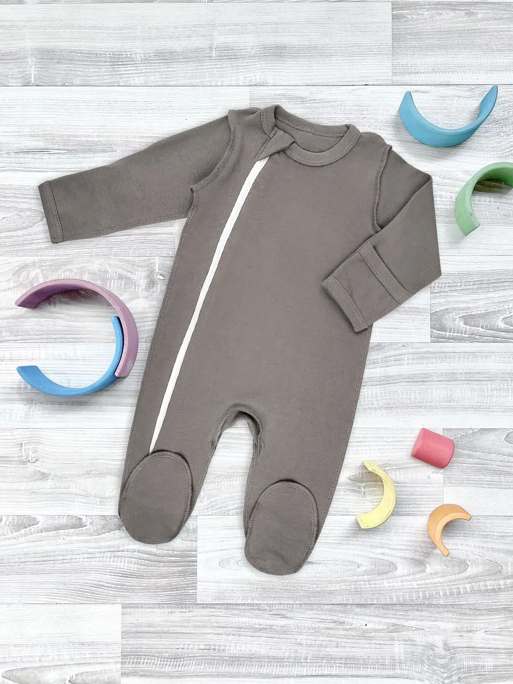 Комбинезон Mjolk Sleep and Play Fog, швы наружу (М) 1