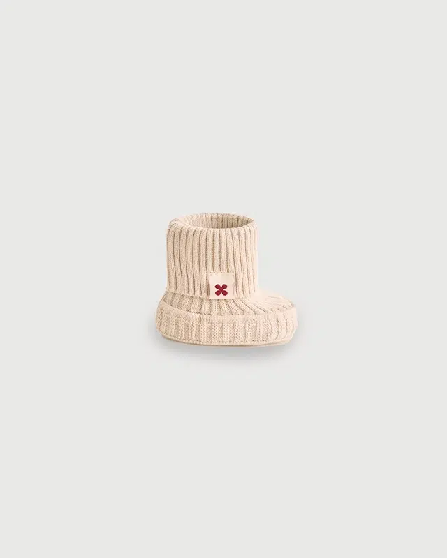 Пинетки детские Loomknits Топленое молоко 1