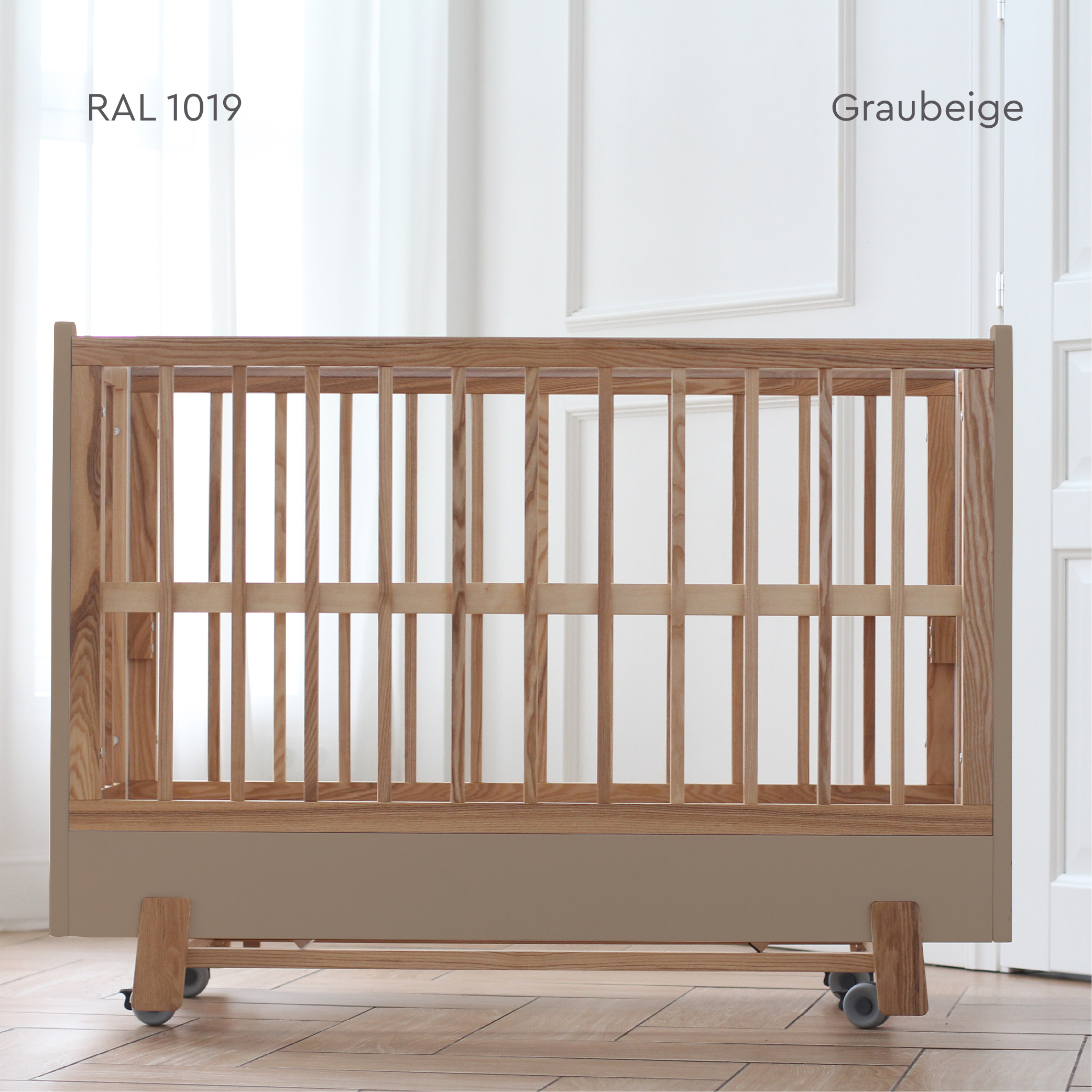 Детская кроватка "Фабрика Облаков" Onlybaby Scandi Latte 1