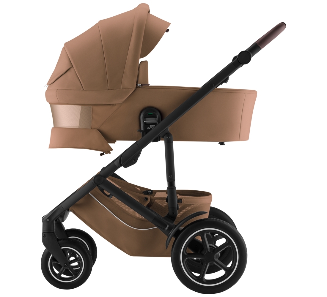 SMILE_5Z_WarmCaramel_3 Комплект 3в1 Britax Roemer коляска SMILE 5Z LUX|Warm Caramel + автокресло BABY-SAFE PRO Space Black 4