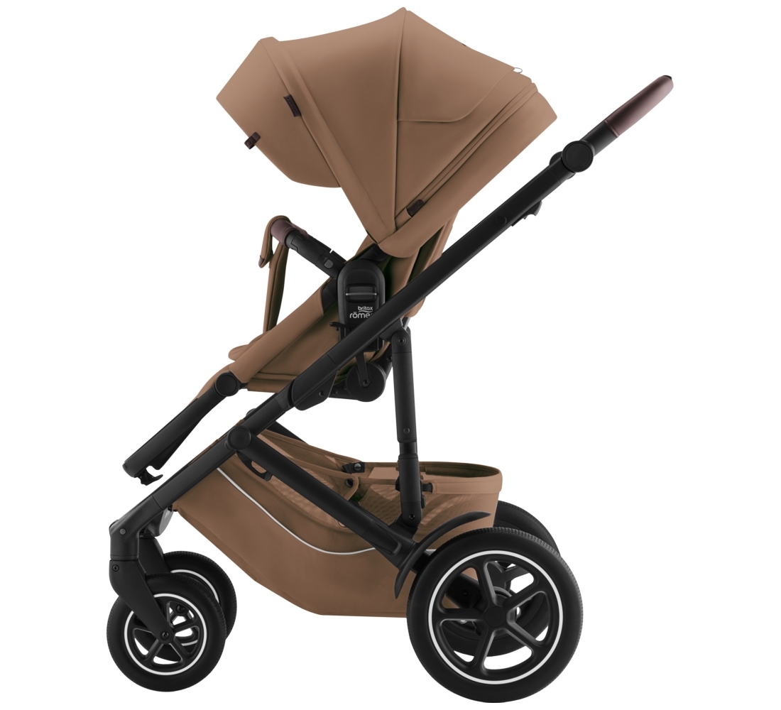 SMILE_5Z_WarmCaramel_4 Комплект 3в1 Britax Roemer коляска SMILE 5Z LUX|Warm Caramel + автокресло BABY-SAFE PRO Space Black 7