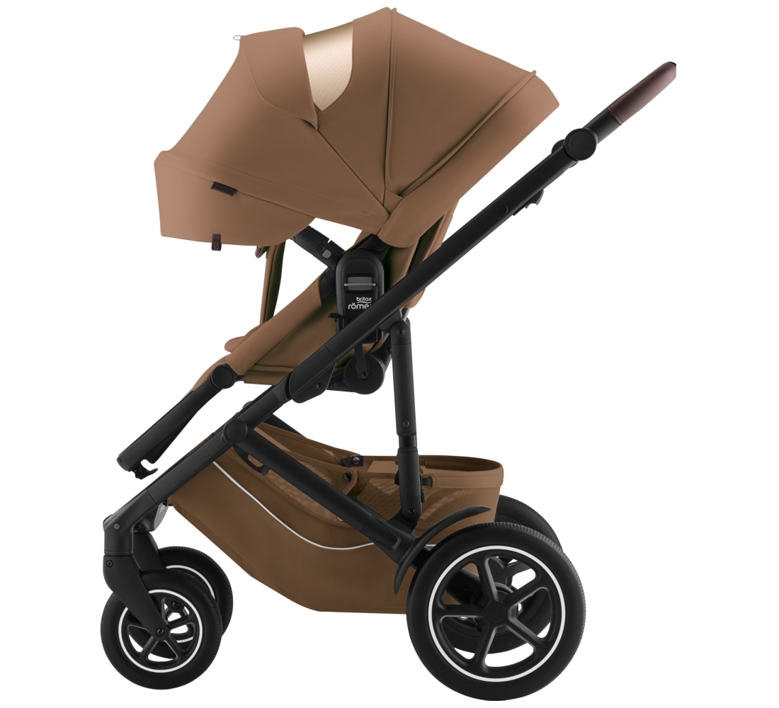 SMILE_5Z_WarmCaramel_5 Комплект 3в1 Britax Roemer коляска SMILE 5Z LUX|Warm Caramel + автокресло BABY-SAFE PRO Space Black 8