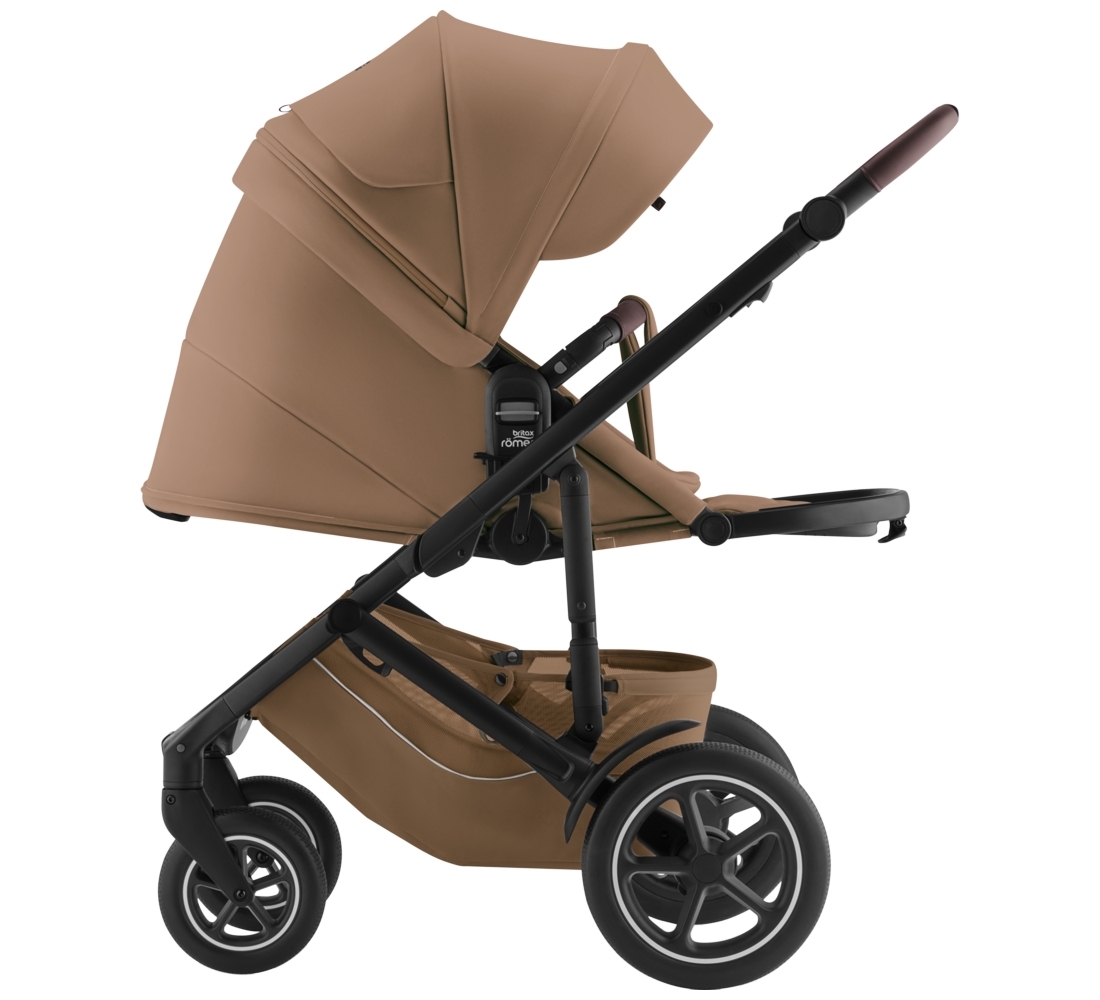 SMILE_5Z_WarmCaramel_7 Комплект 3в1 Britax Roemer коляска SMILE 5Z LUX|Warm Caramel + автокресло BABY-SAFE PRO Space Black 10