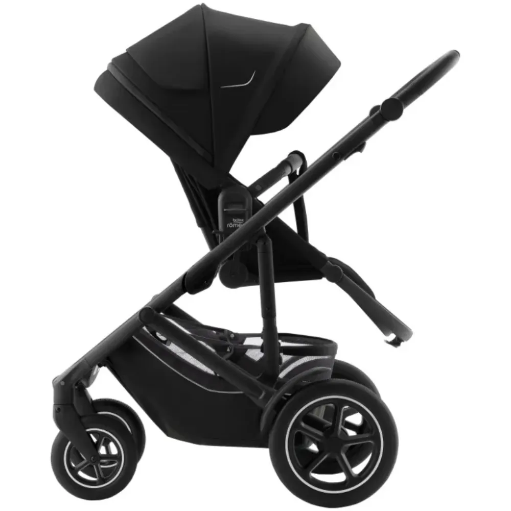 Комплект 4в1 Britax Roemer коляска SMILE5Z Classic Space Black+автокресло BS CORE+База BS CORE BASE 6 4в1 черный