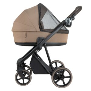 Коляска 2 в 1 ROAN SOL VINTAGE Luxury на черной раме 24 коляска 2 в 1