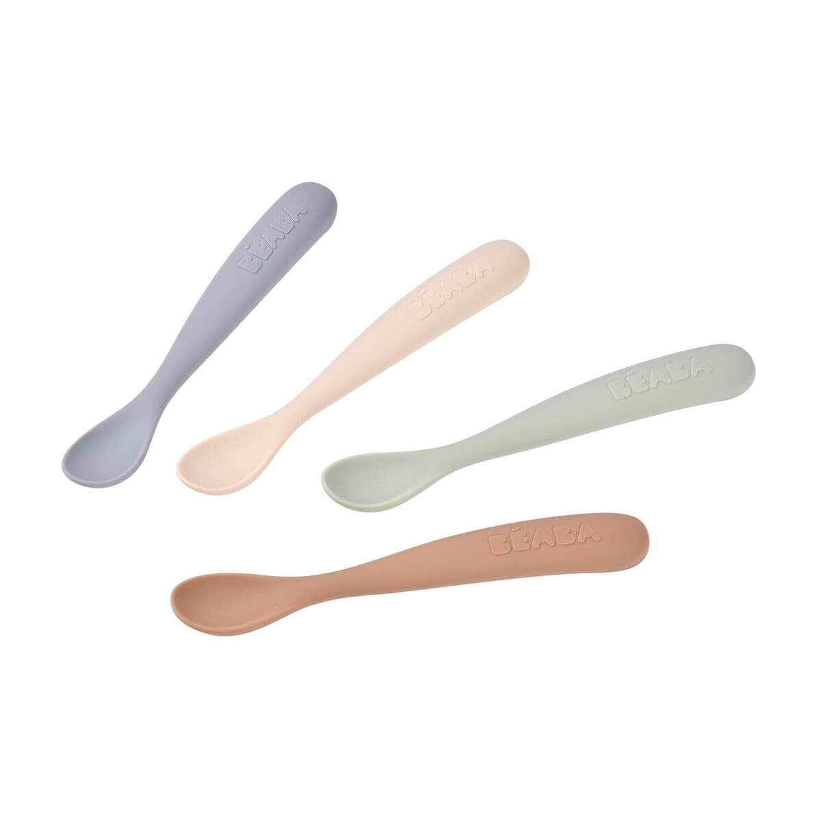 Набор из четырех силиконовых ложек Beaba 4М+ в блистерной упаковке SET OF 4 1ST AGE SILIC SPOONS NAT 3 Набор из четырех силиконовых ложек Beaba 4М+ в блистерной упаковке SET OF 4 1ST AGE SILIC SPOONS NAT 2