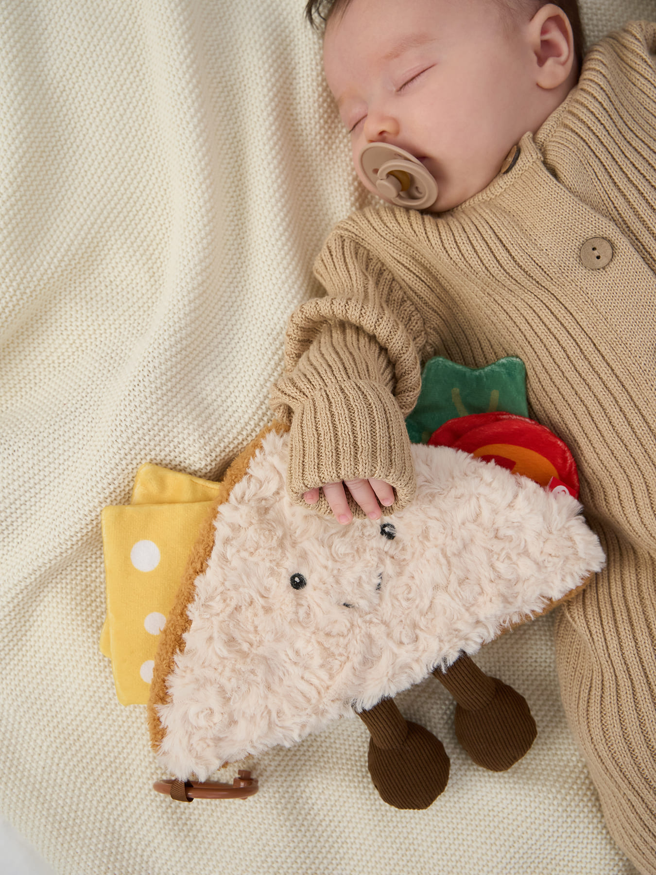 Игрушка-шуршалка Happy baby подвесная Сэндвич 8 сендвич