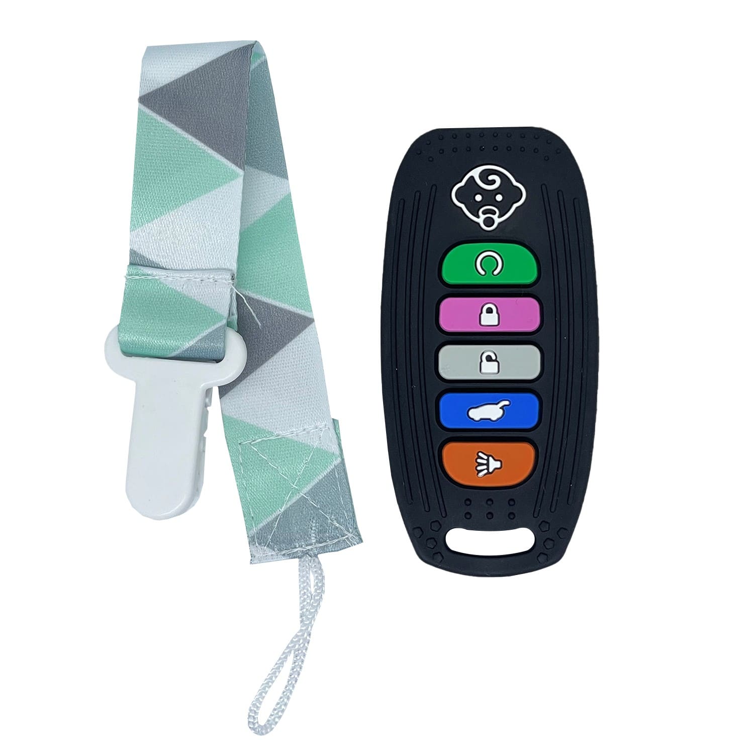 Прорезыватель Roxy Kids силиконовый Пульт-брелок для авто с держателем 1 прорезыватель ключи