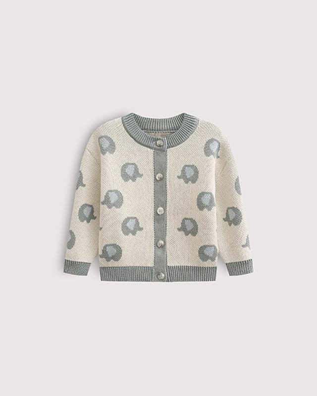 кардиган слоники