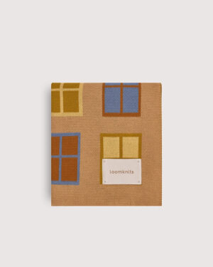 Плед детский Loomknits Корица Окна LW5336