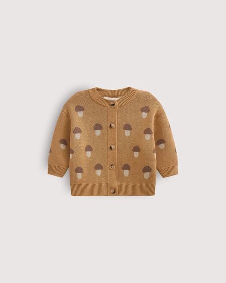 кардиган грибочки