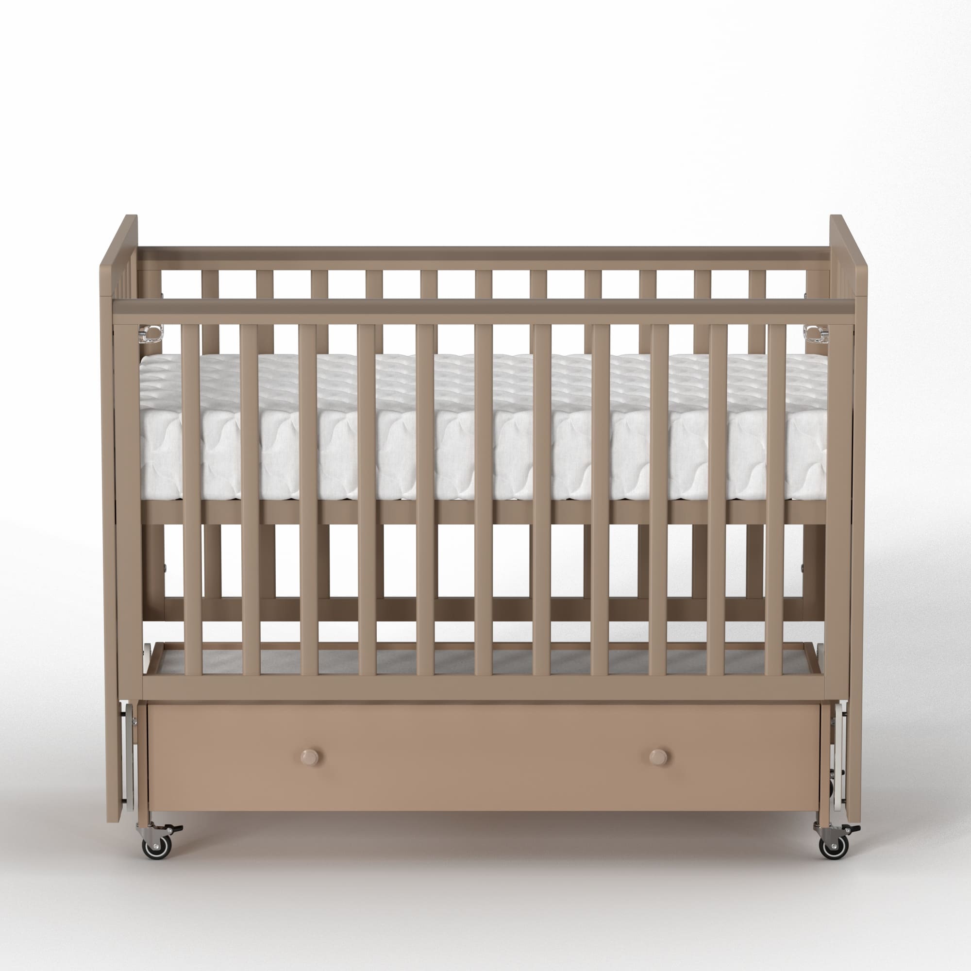 Кроватка Antemi Classic Sleep с маятником и ящиком 120*60